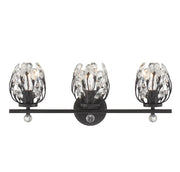 Savoy House 8-6601-3-BK Three Light Bathroom Vanity, Matte Black