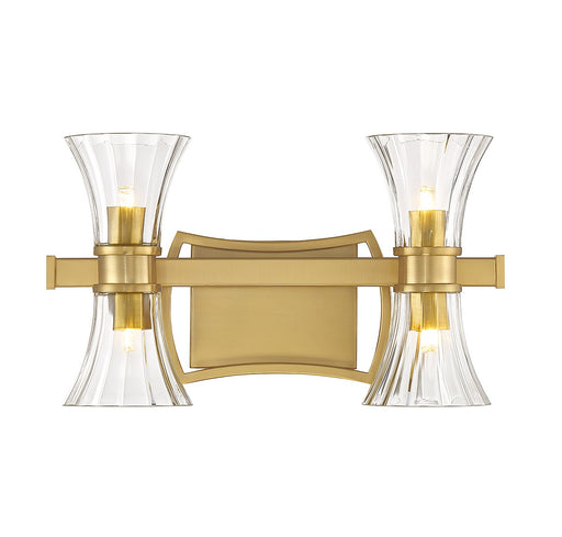 Savoy House 8-9702-4-322 LED Bathroom Vanity, Warm Brass