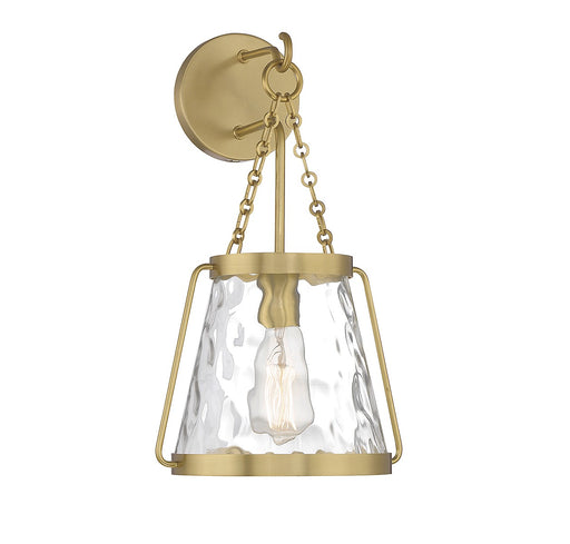 Savoy House 9-1801-1-322 One Light Wall Sconce, Warm Brass
