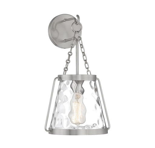 Savoy House 9-1801-1-SN One Light Wall Sconce, Satin Nickel