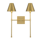 Savoy House 9-5202-2-322 Two Light Wall Sconce, Warm Brass