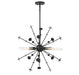 Shoppers Lighting SH7027MBK Sierra Five Light Pendant, Matte Black Main Image.jpg