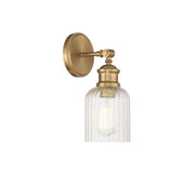 Shoppers Lighting SH90083NB Isabel One Light Wall Sconce, Natural Brass Main Image.jpg
