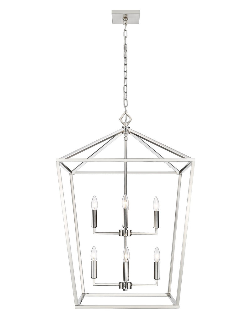 Millennium 3335-SN Eight Light Pendant, Satin Nickel Main Image.jpg