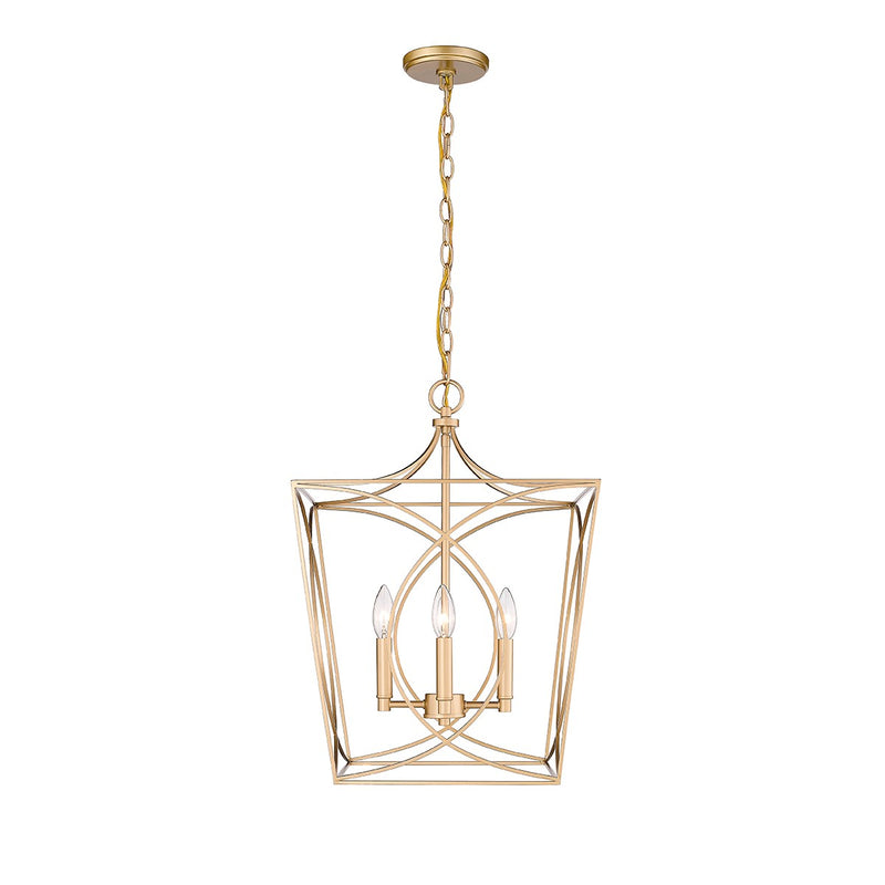 Millennium 4002-PMG Tracy Four Light Pendant, Painted Modern Gold Main Image.jpg