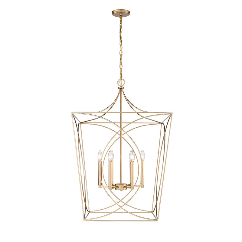 Millennium 4003-PMG Tracy Six Light Pendant, Painted Modern Gold Main Image.jpg