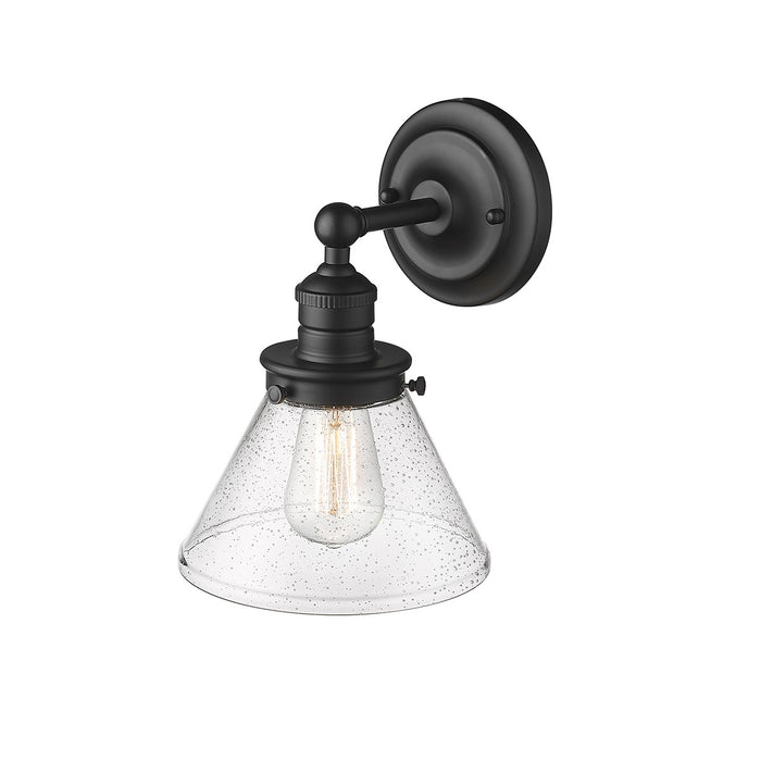 Millennium 4141-MB Eyden One Light Wall Sconce, Matte Black Main Image.jpg