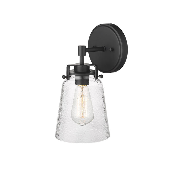 Millennium 4411-MB Amberose One Light Wall Sconce, Matte Black Main Image.jpg