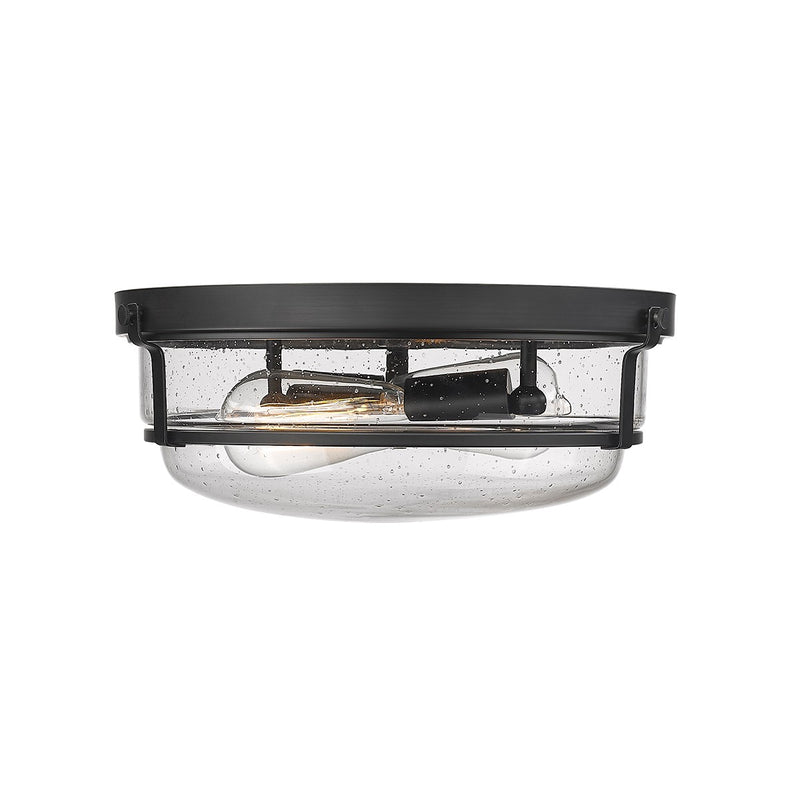 Millennium 4652-MB Mayson Two Light Flushmount, Matte Black Main Image.jpg