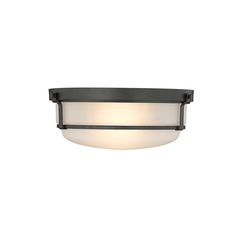 Millennium 4662-MB Arlson Two Light Flushmount, Matte Black Main Image.jpg