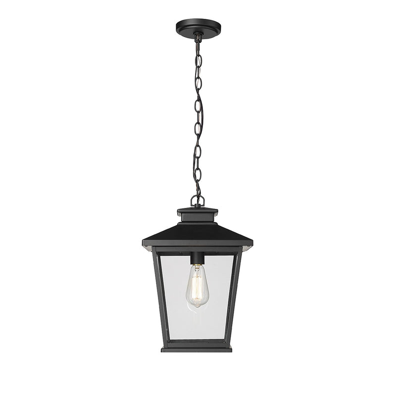 Millennium 4722-PBK Bellman One Light Outdoor Hanging Lantern, Powder Coat Black Main Image.jpg