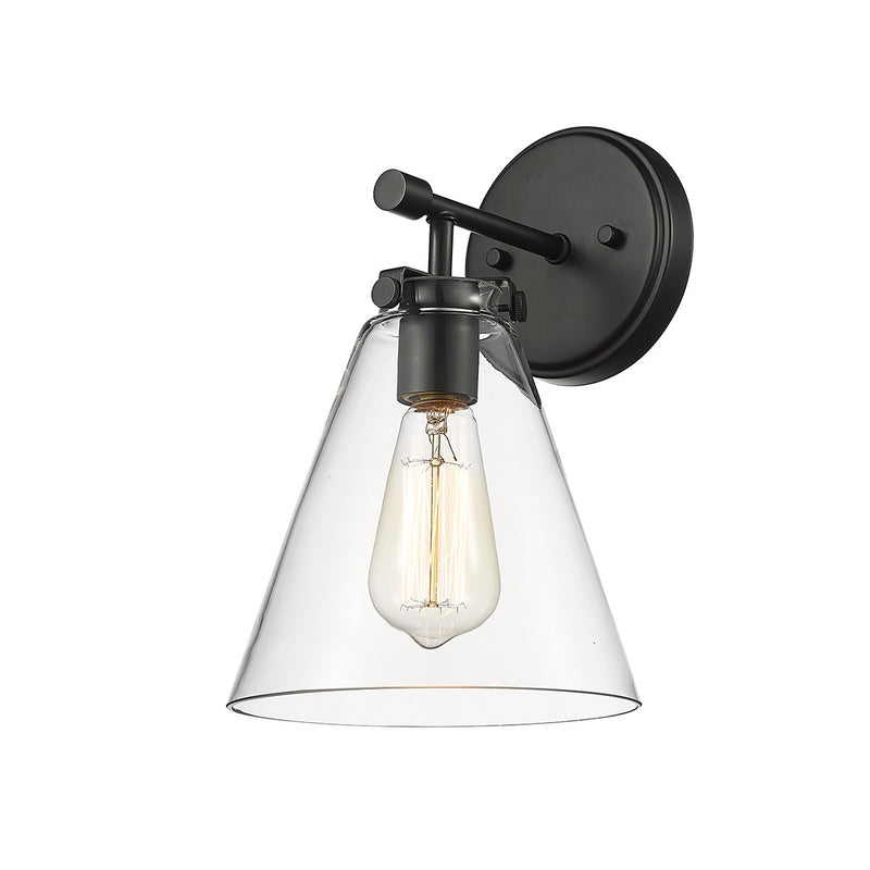Millennium 8121-MB Aliza One Light Vanity, Matte Black Main Image.jpg