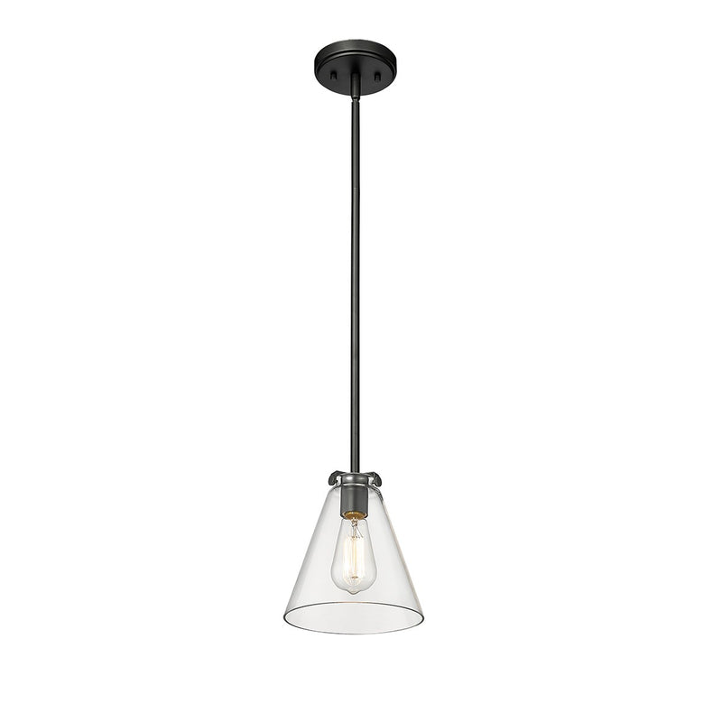 Millennium 8131-MB Aliza One Light Mini Pendant, Matte Black Main Image.jpg