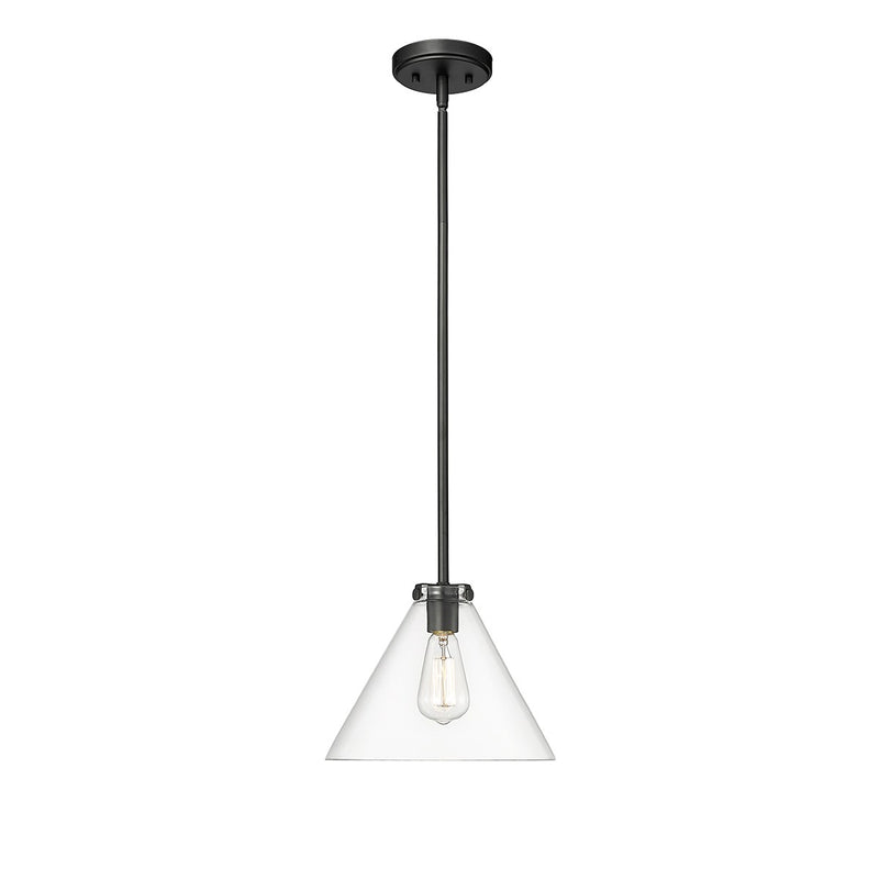 Millennium 8141-MB Aliza One Light Pendant, Matte Black Main Image.jpg
