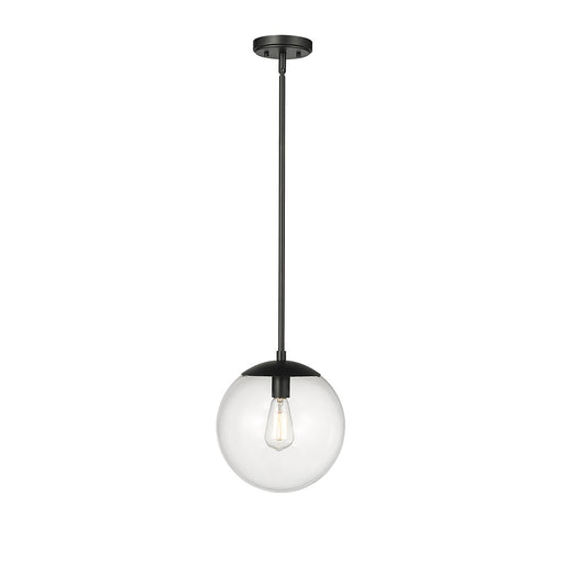 Millennium 8151-MB Avell One Light Pendant, Matte Black Main Image.jpg