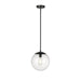 Millennium 8151-MB Avell One Light Pendant, Matte Black Main Image.jpg