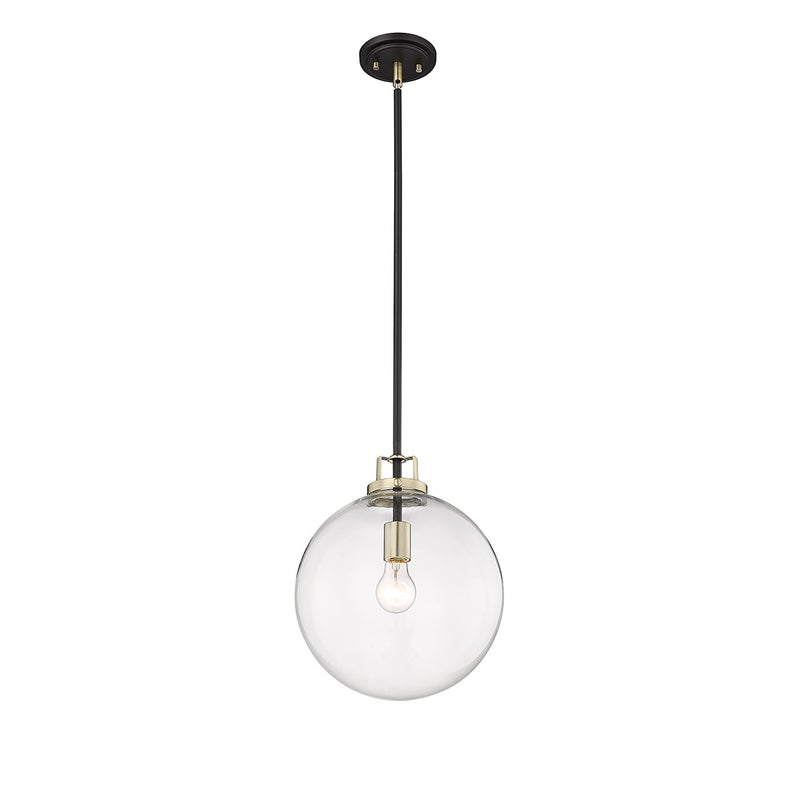 Millennium 9202-MB/MG Mellrosa One Light Pendant, Matte Black Modern Gold Main Image.jpg