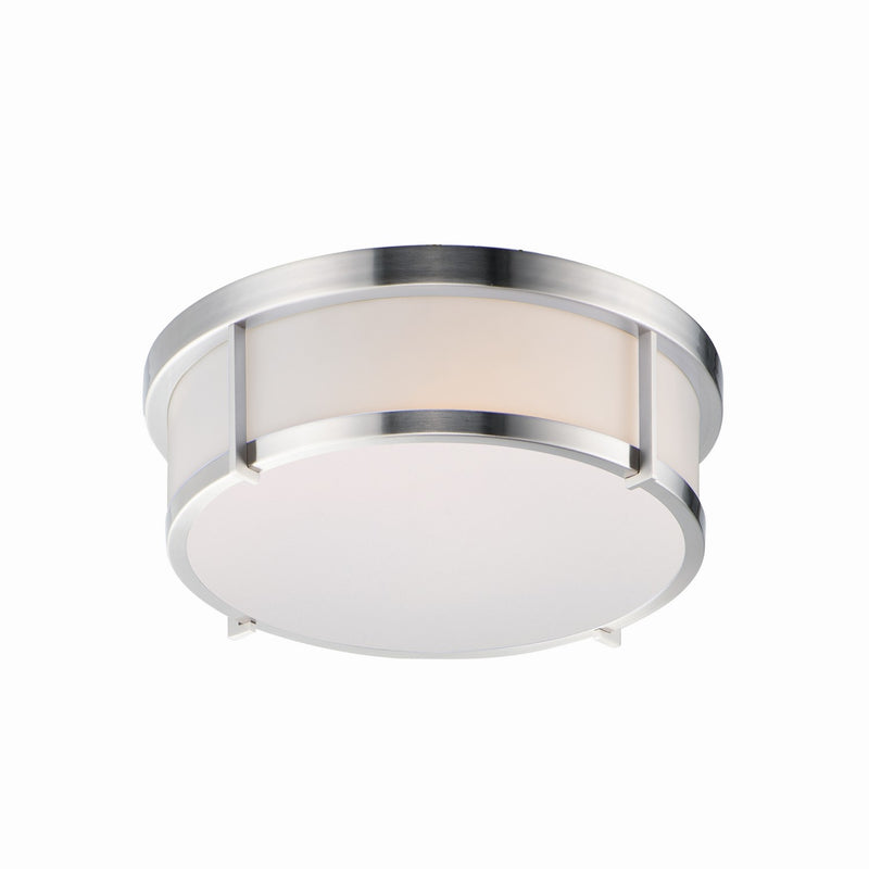 Maxim 10273WTSN Rogue LED LED Flush Mount, Satin Nickel Main Image.jpg