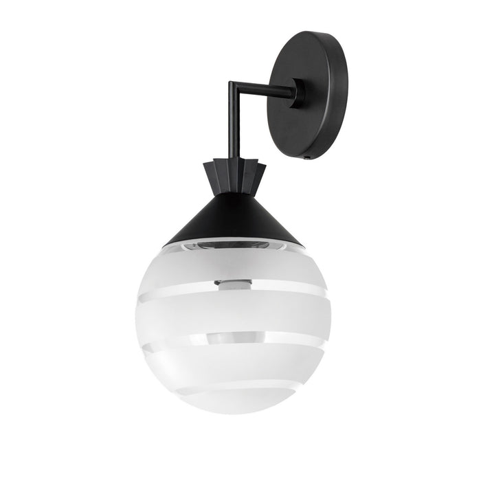 Maxim 12444CLFTBK Copacabana One Light Outdoor Wall Sconce, Black Main Image.jpg