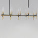 Maxim 16127CLBKAB Flambeau LED Linear Chandelier, Black / Antique Brass Alternate Image.jpg