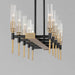 Maxim 16127CLBKAB Flambeau LED Linear Chandelier, Black / Antique Brass Alternate Image 2.jpg