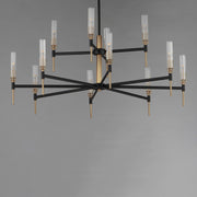 Maxim 16129CLBKAB Flambeau LED Chandelier, Black / Antique Brass Alternate Image.jpg