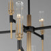 Maxim 16129CLBKAB Flambeau LED Chandelier, Black / Antique Brass Alternate Image 3.jpg