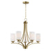 Maxim 20035SWSBR Deven Five Light Chandelier, Satin Brass Main Image.jpg