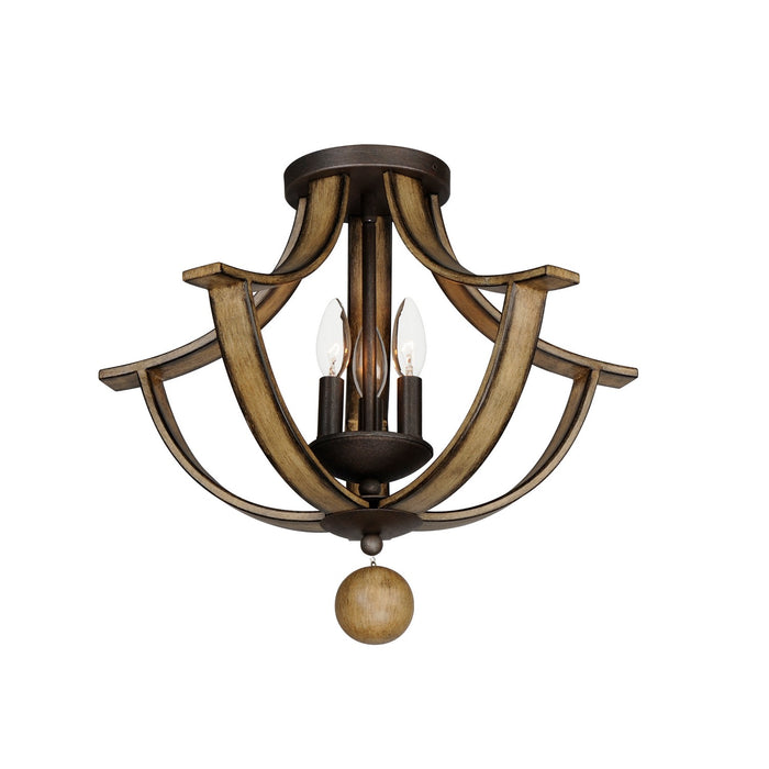 Maxim 20343DWAR Basque Three Light Semi Flush Mount, Driftwood/Anthracite Main Image.jpg