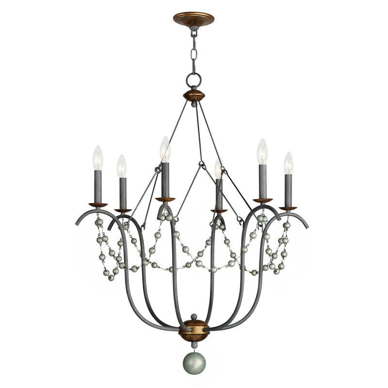 Maxim 20486GN Formosa Six Light Chandelier, Golden Noir Main Image.jpg