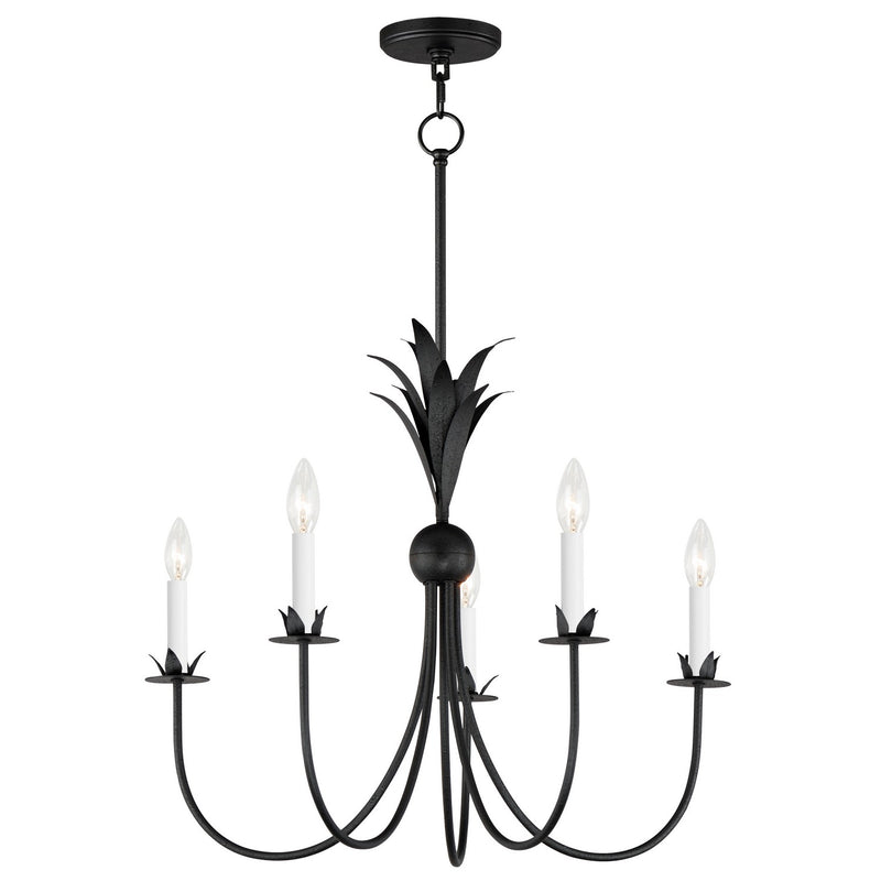 Maxim 2885AR Paloma Five Light Chandelier, Anthracite Main Image.jpg