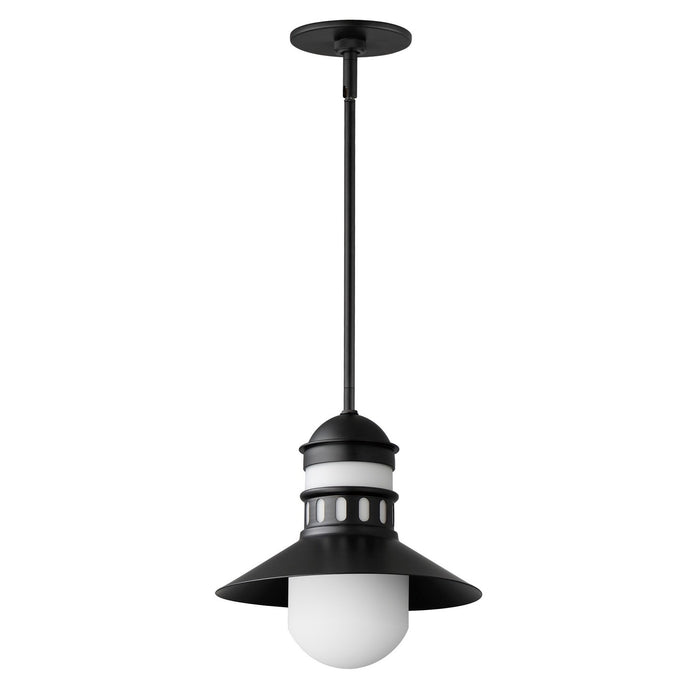 Maxim 35121SWBK Admiralty One Light Outdoor Pendant, Black Main Image.jpg