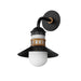 Maxim 35122SWBKAB Admiralty One Light Outdoor Wall Sconce, Black / Antique Brass Main Image.jpg