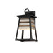 Maxim 40632WZBK Shutters One Light Outdoor Wall Sconce, Weathered Zinc/Black Main Image.jpg