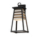 Maxim 40634WZBK Shutters One Light Outdoor Wall Sconce, Weathered Zinc/Black Main Image.jpg