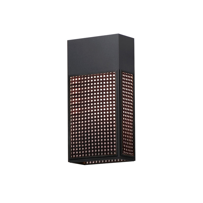 Maxim 54804BK Lattice LED Outdoor Wall Sconce, Black Main Image.jpg