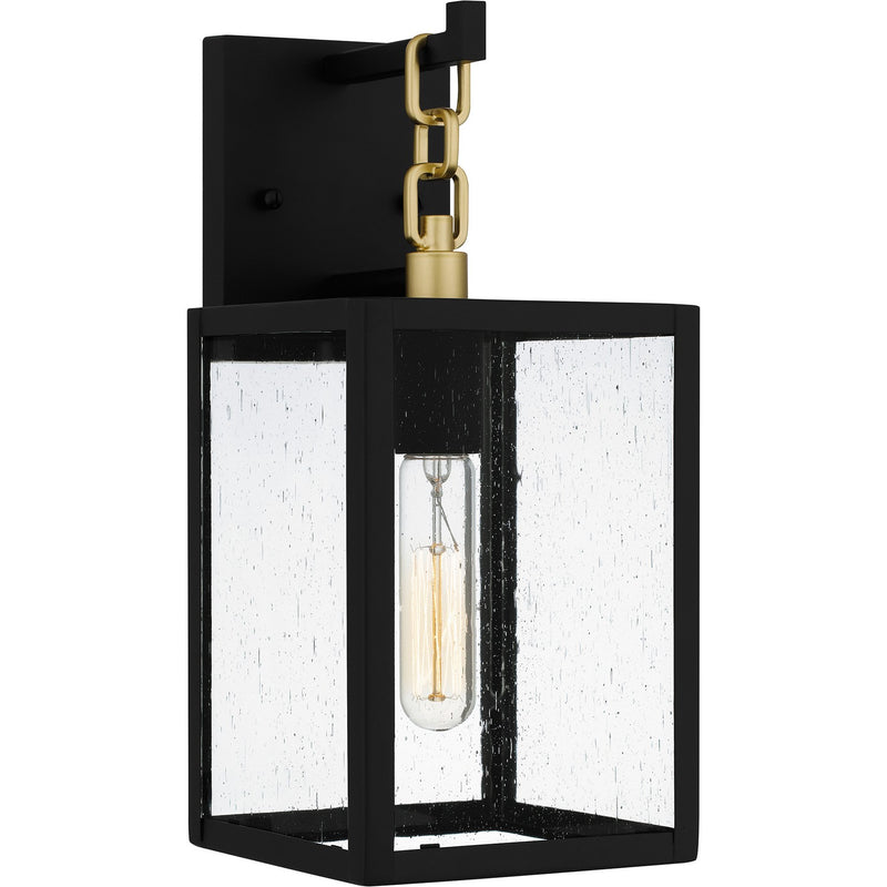 Quoizel ANC8406MBK Anchorage One Light Outdoor Wall Mount, Matte Black Main Image.jpg