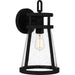 Quoizel BAB8409MBK Barber One Light Outdoor Wall Mount, Matte Black Main Image.jpg