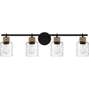 Quoizel BTC8634MBK Baltic Four Light Bath, Matte Black Main Image.jpg