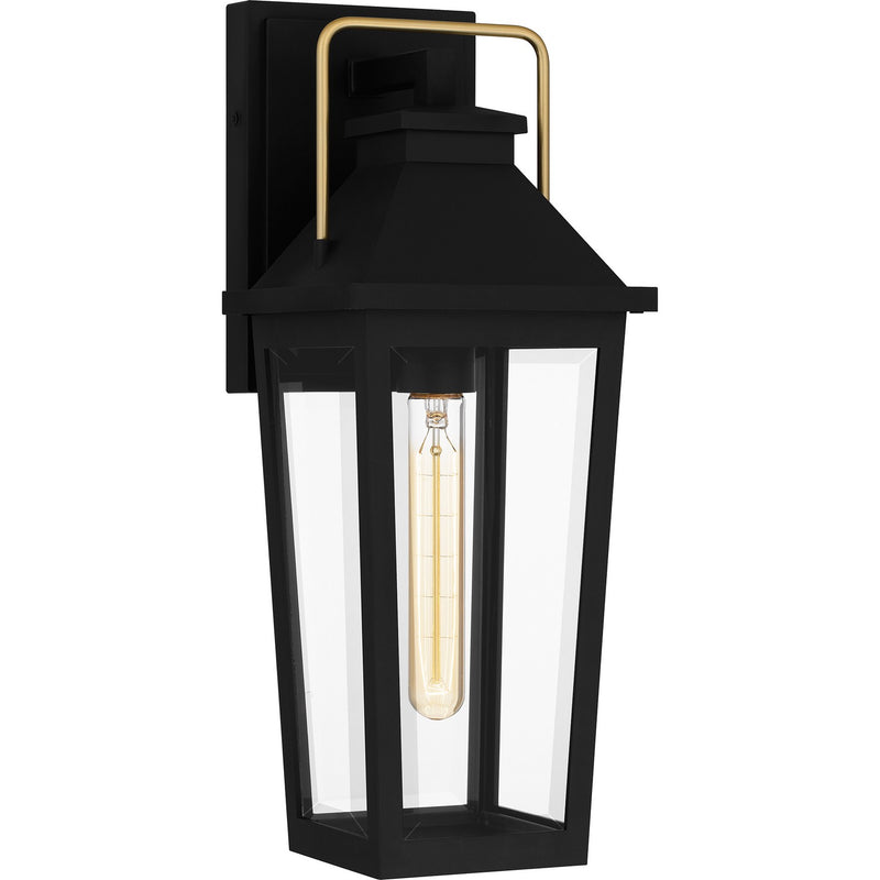 Quoizel BUK8406MBK Buckley One Light Outdoor Wall Mount, Matte Black Main Image.jpg