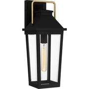 Quoizel BUK8407MBK Buckley One Light Outdoor Wall Mount, Matte Black Main Image.jpg
