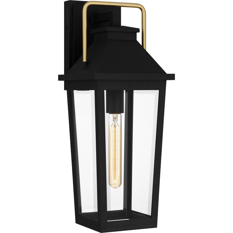 Quoizel BUK8407MBK Buckley One Light Outdoor Wall Mount, Matte Black Main Image.jpg