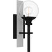 Quoizel GLS8408EK Gladstone One Light Outdoor Wall Mount, Earth Black Main Image.jpg