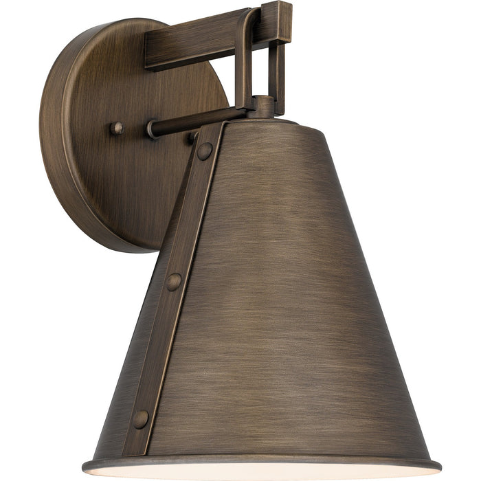 Quoizel HYD8408BBR Hyde One Light Outdoor Wall Mount, Burnished Bronze Main Image.jpg