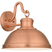 Quoizel JAM8412AC Jameson One Light Outdoor Wall Mount, Aged Copper Main Image.jpg