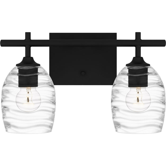 Quoizel LCY8615MBK Lucy Two Light Bath, Matte Black Main Image.jpg