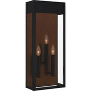 Quoizel MAE8410MBK Maren Three Light Outdoor Wall Mount, Matte Black Main Image.jpg