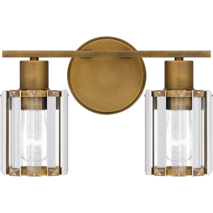 Quoizel PCILA8612WS Isla Two Light Bath, Weathered Brass Main Image.jpg