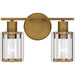 Quoizel PCILA8612WS Isla Two Light Bath, Weathered Brass Main Image.jpg