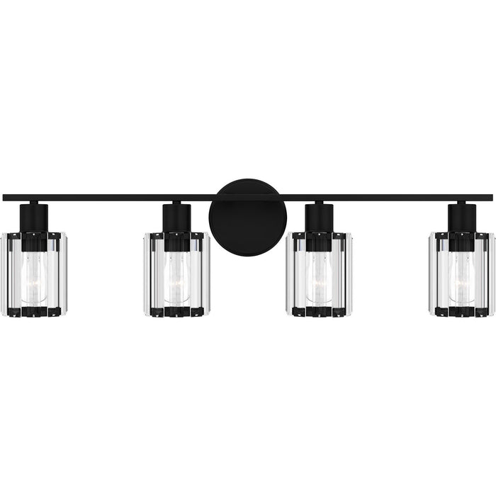 Quoizel PCILA8629MBK Isla Four Light Bath, Matte Black Main Image.jpg